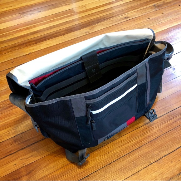 Timbuk2 D-Lux Laptop Racing Stripe Messenger Bag - Picture 5 of 8